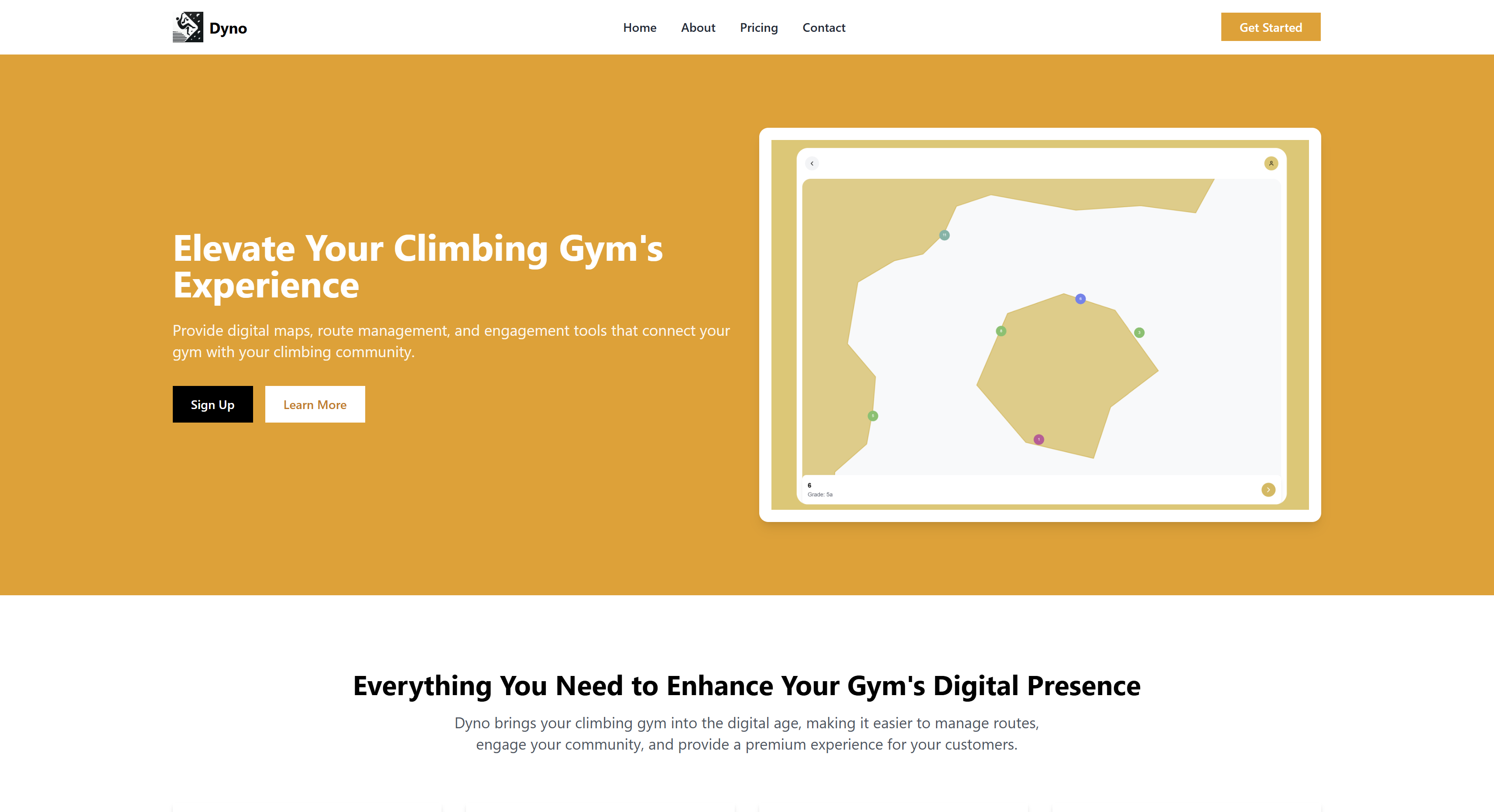 Preview of Dyno website